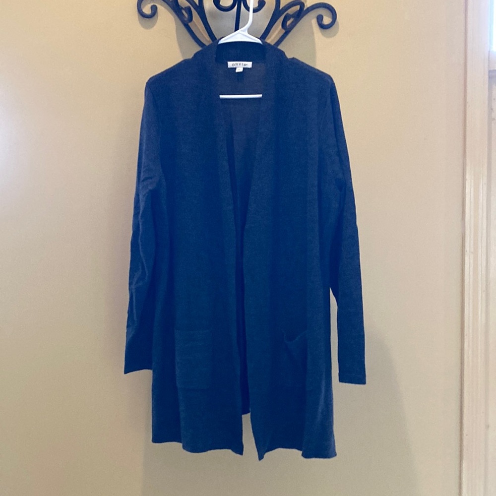 Merino wool gray sweater